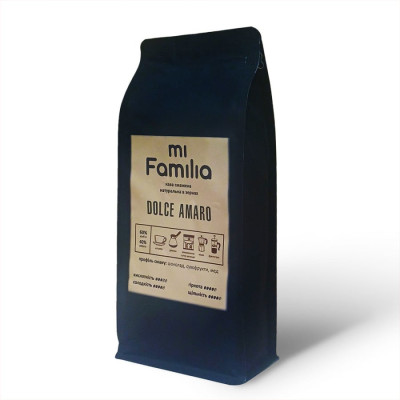 Кава в зернах miFamilia Dolce Amaro 1 кг