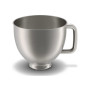 Кухонна машина KitchenAid Artisan Plus 4,7 л 5KSM50PKVEMS з відкидним блоком, срібний медальйон
