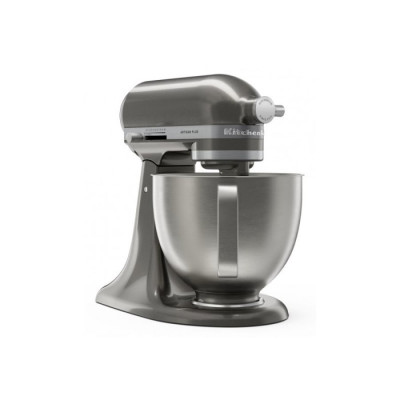 Кухонна машина KitchenAid Artisan Plus 4,7 л 5KSM50PKVEMS з відкидним блоком, срібний медальйон