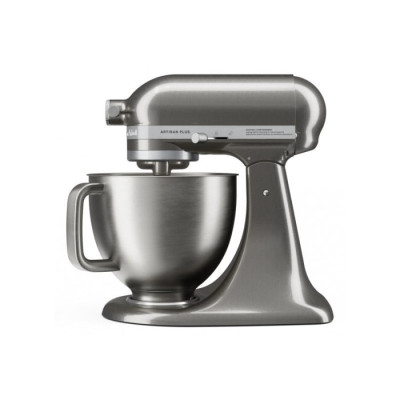 Кухонна машина KitchenAid Artisan Plus 4,7 л 5KSM50PKVEMS з відкидним блоком, срібний медальйон