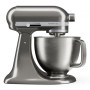 Кухонна машина KitchenAid Artisan Plus 4,7 л 5KSM50PKVEMS з відкидним блоком, срібний медальйон