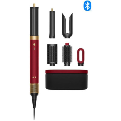 Стайлер Dyson HS09 Airwrap Co-anda2x Multi Hair Styler Straight+Wavy Red Velvet/Gold (176955-01)