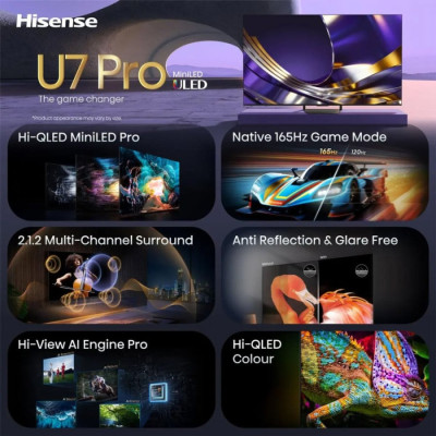 Телевізор Hisense MiniLED 55U7S PRO