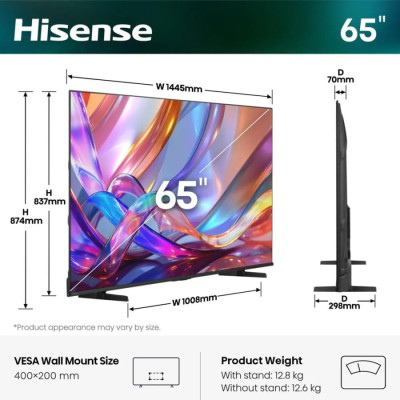 Телевізор Hisense QLED 65E7S