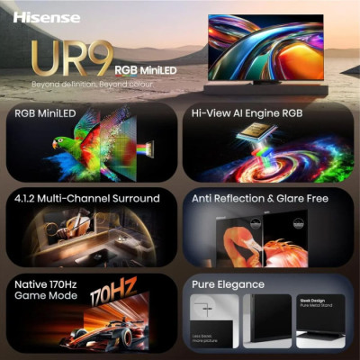 Телевізор Hisense MiniLED 65UR9S