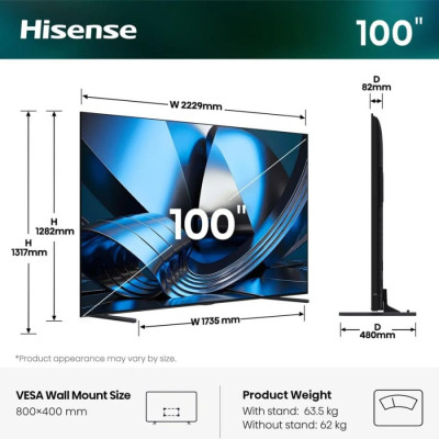 Телевізор Hisense MiniLED 100U7SE