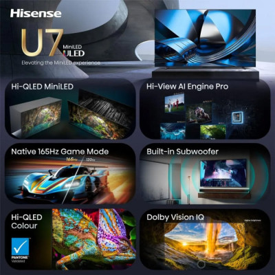Телевізор Hisense MiniLED 100U7SE