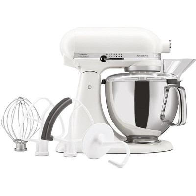 Кухонная машина KitchenAid Artisan 4,8 л 5KSM175PSEPL с откидным блоком, фарфоровый белый