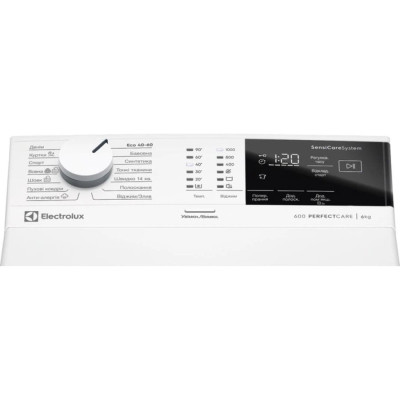 Пральна машина з верт. завантаженням Electrolux EW6T206U