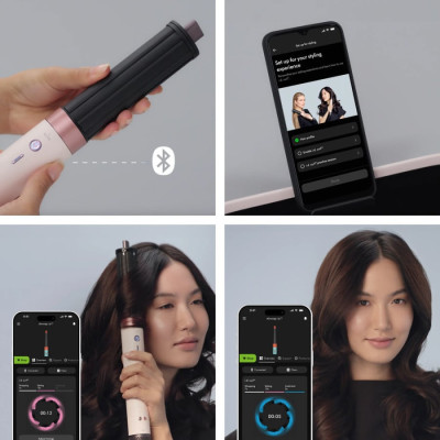 Стайлер Dyson HS09 Airwrap Co-anda2x Straight/Wavy Plum/Copper (492427-01)