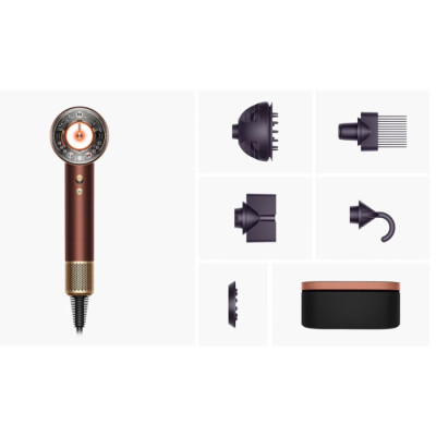 Фен Dyson Supersonic HD16 Nural Straight/Wavy Plum/Copper (318135-01)