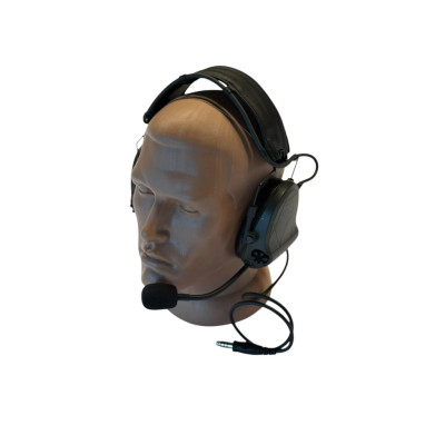 Активні навушники Sordin Supreme T2 Headband Green з адаптерами та мікрофоном (303006-10P-MIC)