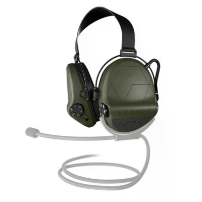 Активні навушники Sordin Supreme T2 Neckband із заднім тримачем під шолом Green (303006-20P)
