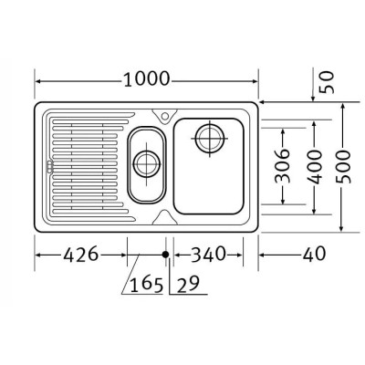 Мийка Franke Logica line LLL 651 (101.0381.836) декор