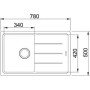 Мийка Franke Basis BFG 611-78 (114.0258.031) сахара