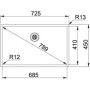 Мийка Franke BXX 210 / 110-68 (127.0369.284) полірована