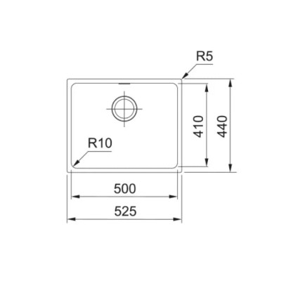 Мийка Franke SID 110-50 (125.0395.608) білий