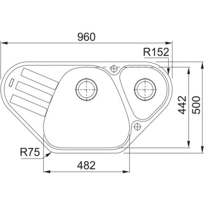 Мийка Franke AZG 661-E (114.0499.223) онікс