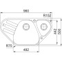 Мийка Franke AZG 661-E (114.0499.223) онікс