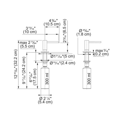 Дозатор мийного засобу Franke SD Active чорний матовий 119.0547.906