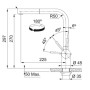 Змішувач Franke Atlas Neo Pull Out 115.0550.427 чорний