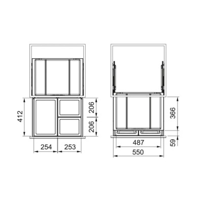 Сортування відходів Franke FX 60 26-11-11 121.0557.763