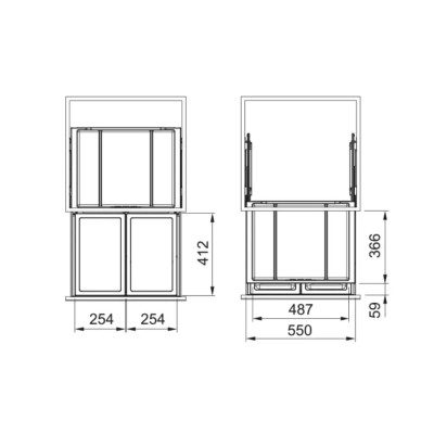 Сортування відходів Franke FX 60 26-26 121.0557.764