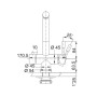 Змішувач Franke Atlas Clear Water 120.0179.978