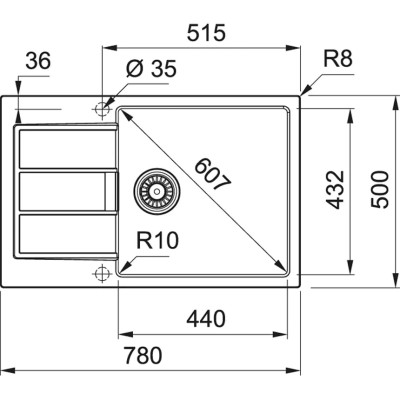 Мийка Franke S2D 611-78 XL 143.0621.338 білий