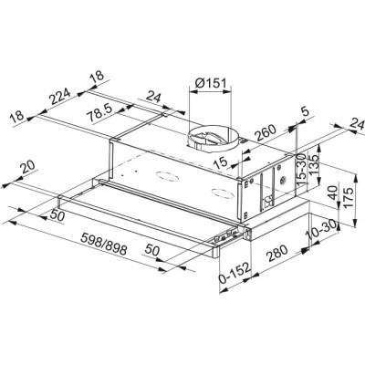 Витяжка Franke Flexa FTC 612 XS LED1 315.0532.375