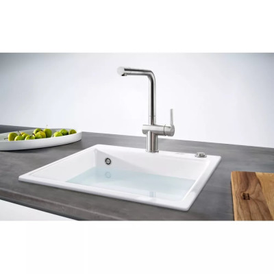 Змішувач Franke Active L 115.0653.374 сірий камінь
