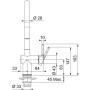 Змішувач Franke Active J 115.0653.404 чорний матовий