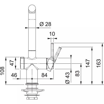 Змішувач Franke Active Twist 115.0669.769 чорний матовий