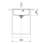 Мийка Franke MRG 610-52 TL 114.0699.231 Black Edition чорний матовий