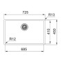 Мийка Franke BXM 210/110-68 127.0676.885 F-Inox anthracite