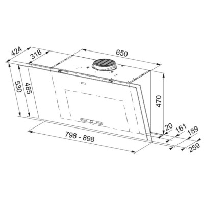 Витяжка Franke FMA 2.0 PRO 907 BK 330.0682.357