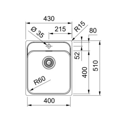 Мийка Franke SRX 210-40 TL 127.0703.298