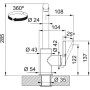 Змішувач Franke Lina L Shape Pull Out 115.0712.420 хром