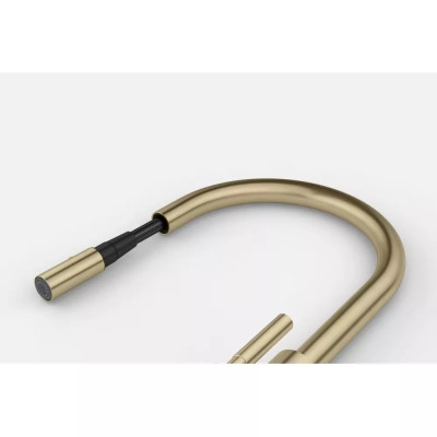 Змішувач Franke Mythos Masterpiece Pull Out 115.0711.558 PVD gold