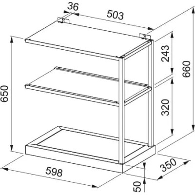 Витяжка Franke FMA MODULAR F120 BK MATT Right
