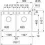 Мийка Franke MRG 620 TL 114.0720.009 чорний матовий