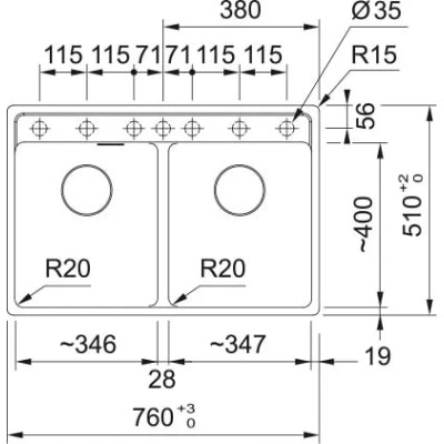 Мийка Franke MRG 620 TL 114.0720.011 сірий камінь