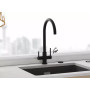 Змішувач Franke Lina Clear Water 120.0703.746 чорний матовий