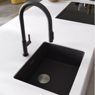 Змішувач Franke Maris Slim J Clear Water 120.0730.911 чорний матовий