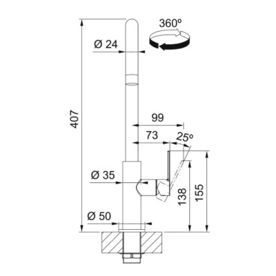 Змішувач Franke Maris Slim J 115.0728.384 хром