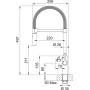 Змішувач Franke Maris Slim SemiPro 115.0728.395 хром