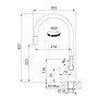 Змішувач Franke Maris Slim J 115.0728.388 хром