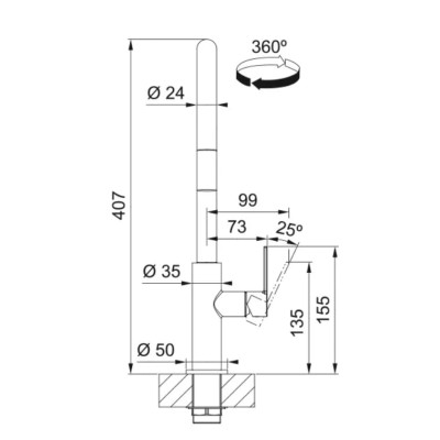 Змішувач Franke Maris Slim J 115.0728.388 хром