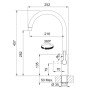 Змішувач Franke Maris Slim J 115.0728.386 чорний матовий