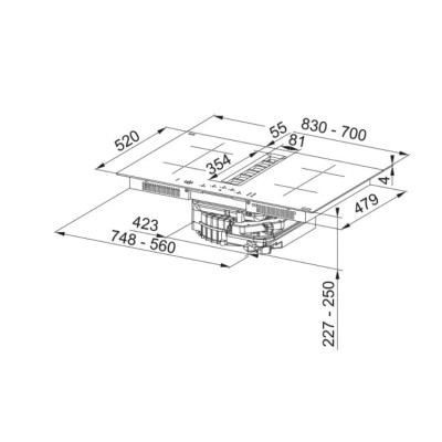 Варильна поверхня Franke Smart 2Gether FSM 7072 4RC R HI 340.0731.893